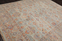 Pale Aqua Hand Knotted Traditional Oushak Wool Oriental Rug LoomBloom 8x10