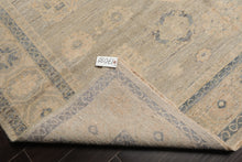 8x10 Hand Knotted Afghan Oushak 100% Wool Modern & Contemporary Oriental Area Rug Gray Beige Color