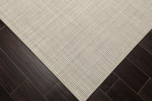 LoomBloom Multi Size Beige Hand Woven Contemporary Textured Flatweave New Zealand Wool  Oriental Area Rug