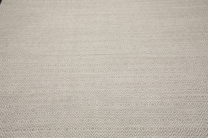 LoomBloom Multi Size Ivory Hand Woven Contemporary Geometric Flatweave New Zealand Wool  Oriental Area Rug