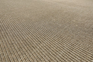 LoomBloom Multi Size Tan Hand Woven Textured Modern Flatweave Sisal Oriental Area Rug