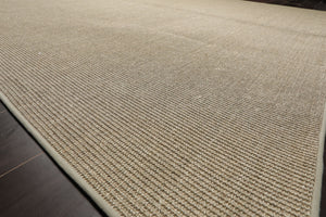 LoomBloom Multi Size Tan Hand Woven Textured Modern Flatweave Sisal Oriental Area Rug