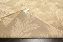 8x10 Moss, Beige, Color Hand Knotted Tibetan Wool Transitional Oriental Rug