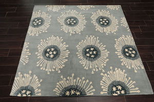 LoomBloom Multi Size Celadon Hand Tufted Contemporary Wool Oriental Area Rug