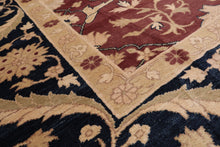 8'10"x11'8''  Red Hand Knotted Traditional Oriental Area Rug