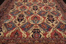 11'9''x18' Ivory Hand Knotted Traditional Bakhtiari Wool Oriental Area Rug