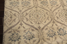 8x10 Gray, Taupe, Slate Color Hand Knotted Tibetan Wool Transitional Oriental Rug