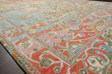 LoomBloom 8x10 Sage Hand Tufted Transitional Oushak Arts & Crafts Wool Oriental Area Rug