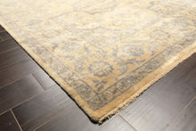 8x10 Moss, Gray, Slate Color Hand Knotted Oushak Wool Transitional Oriental Rug