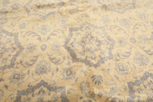 8x10 Moss, Gray, Slate Color Hand Knotted Oushak Wool Transitional Oriental Rug