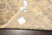 8x10 Moss, Gray, Slate Color Hand Knotted Oushak Wool Transitional Oriental Rug