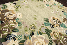 8x10 Sage, Ivory, Taupe Color Hand Tufted Irregular Rug Wool Modern & Contemporary Oriental Rug