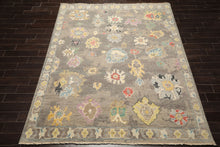 LoomBloom Multi Sizes Taupe Hand Knotted Transitional  Arts & Crafts Oushak Wool Oriental Area Rug