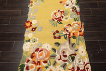 Multi Size Lime Ivory Taupe Color Hand Tufted Irregular Rug Wool Modern & Contemporary Oriental Rug