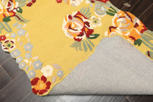 Multi Size Lime Ivory Taupe Color Hand Tufted Irregular Rug Wool Modern & Contemporary Oriental Rug