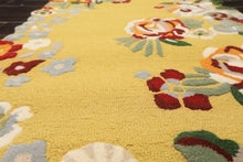 Multi Size Lime Ivory Taupe Color Hand Tufted Irregular Rug Wool Modern & Contemporary Oriental Rug