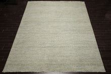 LoomBloom Multi Sizes Sage Hand Knotted Contemporary  Tibetan Geometric Wool & Bamboo Silk  Oriental Area Rug