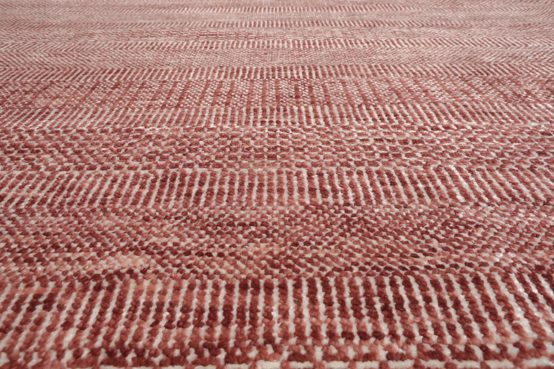 Raspberry Rugs Multi Size Raspberry Hand Knotted Tibetan Geometric Oriental Area Rug ...