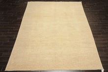 9x12 Ivory, Gray, Taupe Color Hand Knotted Peshawar Wool Transitional Oriental Rug