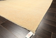 9x12 Ivory, Gray, Taupe Color Hand Knotted Peshawar Wool Transitional Oriental Rug