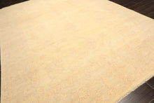 9x12 Ivory, Gray, Taupe Color Hand Knotted Peshawar Wool Transitional Oriental Rug