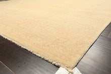 9x12 Ivory, Gray, Taupe Color Hand Knotted Peshawar Wool Transitional Oriental Rug