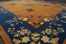 LoomBloom Multi Sizes Camel Hand Tufted  Chinese Art Deco New Zealand Wool Oriental Area Rug