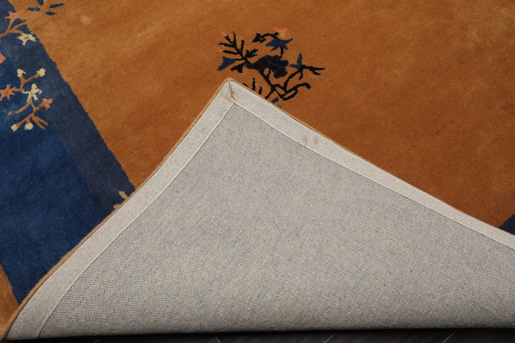 Multi Size Camel Hand Tufted Chinese Art Deco Pictorial Oriental