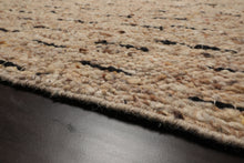 LoomBloom Multi Sizes Oatmeal Hand Woven Flatweave Contemporary Geometric Wool Oriental Area Rug