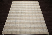 LoomBloom Plaid  Multi Sizes Ivory Hand Woven Flatweave Modern Wool Oriental Area Rug