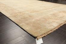 8x10 Beige, Taupe, Blush Color Hand Knotted Washed out New Zealand Wool Transitional Oriental Rug