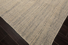 LoomBloom Multi Sizes Beige Hand Woven Flatweave Geometric Modern Wool Oriental Area Rug