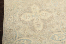 6x9 Beige, Gray, Taupe Color Hand Knotted Oushak Wool Transitional Oriental Rug