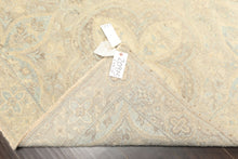 6x9 Beige, Gray, Taupe Color Hand Knotted Oushak Wool Transitional Oriental Rug