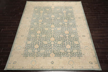 LoomBloom Multi Size Green Hand Knotted Oushak  Stone Wash Wool Oriental Area Rug