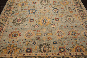 LoomBloom Multi Size Mint Hand Knotted Arts & Crafts Oushak Traditional  Wool Oriental Area Rug