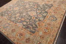 LoomBloom Multi Size Slate Hand Knotted Arts & Crafts Oushak Traditional  Wool Oriental Area Rug