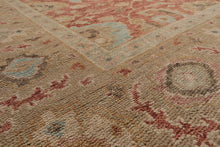 LoomBloom Multi Size Rust Hand Knotted Arts & Crafts Oushak Traditional  Wool Oriental Area Rug