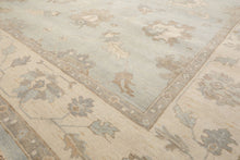 LoomBloom Multi Sizes Mint Hand Knotted Oushak Traditional Stone Wash Wool Oriental Area Rug