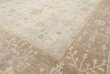 LoomBloom Multi Sizes Sage Hand Knotted Oushak Traditional Stone Wash Wool Oriental Area Rug