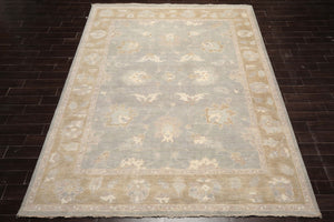 LoomBloom Multi Sizes Gray Hand Knotted Oushak Traditional Stone Wash Wool Oriental Area Rug