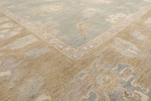 LoomBloom Multi Sizes Gray Hand Knotted Oushak Traditional Stone Wash Wool Oriental Area Rug