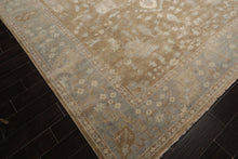 LoomBloom Multi Sizes Blue Hand Knotted Oushak Traditional Stone Wash Wool Oriental Area Rug