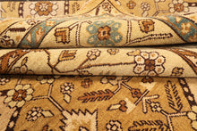 8x10 Caramel, Beige, Brown Color Hand Knotted Oushak Wool Transitional Oriental Rug