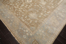 LoomBloom Multi Sizes Blue Hand Knotted Oushak Traditional Stone Wash Wool Oriental Area Rug