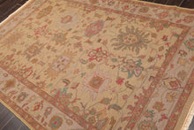 6'x8'9" Tan Hand Knotted Traditional Soumak Nourison Nourmak 100% Wool Oriental Area Rug