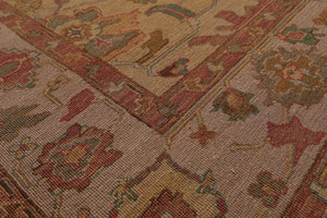 6'x8'9" Tan Hand Knotted Traditional Soumak Nourison Nourmak 100% Wool Oriental Area Rug