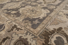 LoomBloom 7'9''x11'1" Gray Hand Knotted Distress Traditional Oushak Wool Oriental Area Rug