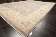 9x12 Taupe, Gray, Ivory Color Hand Knotted Peshawar Wool Transitional Oriental Rug