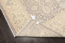 9x12 Taupe, Gray, Ivory Color Hand Knotted Peshawar Wool Transitional Oriental Rug
